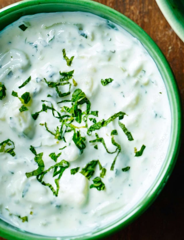 Delicious Plain Raita prepared by COOX