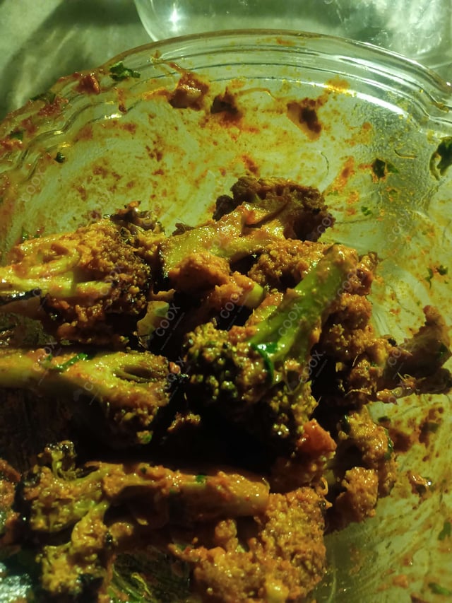 Tasty Tandoori Broccoli cooked by COOX chefs cooks during occasions parties events at home