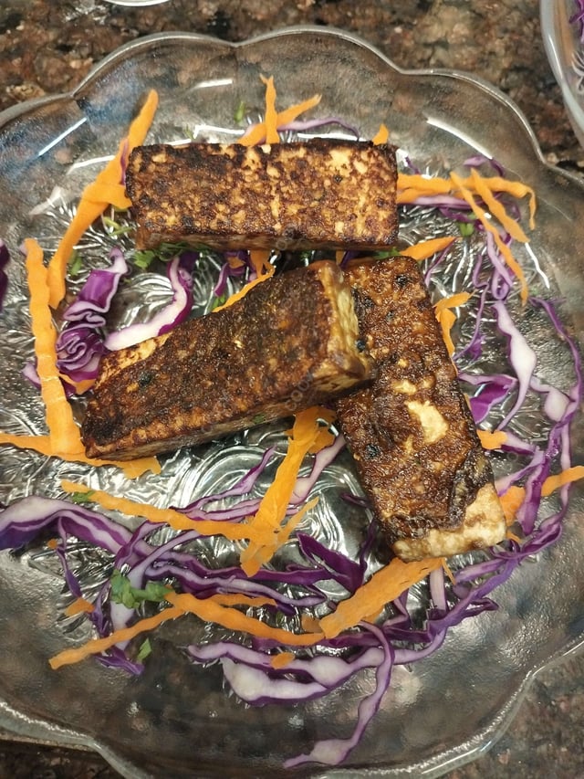 Tasty Thai Paneer Satay cooked by COOX chefs cooks during occasions parties events at home