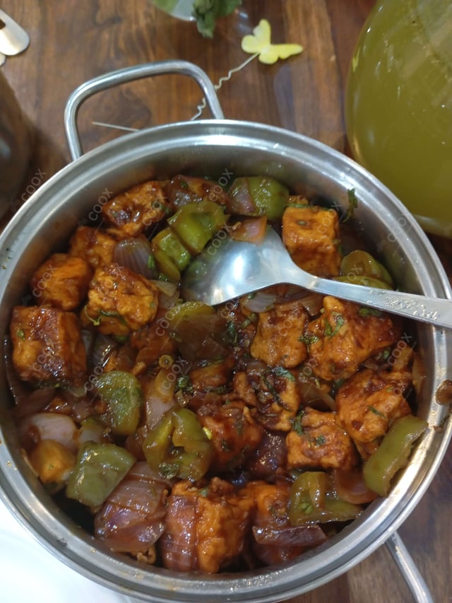 Delicious Chilli Paneer (Dry) prepared by COOX