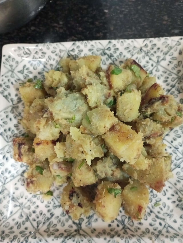 Tasty Shakarkandi Chaat cooked by COOX chefs cooks during occasions parties events at home