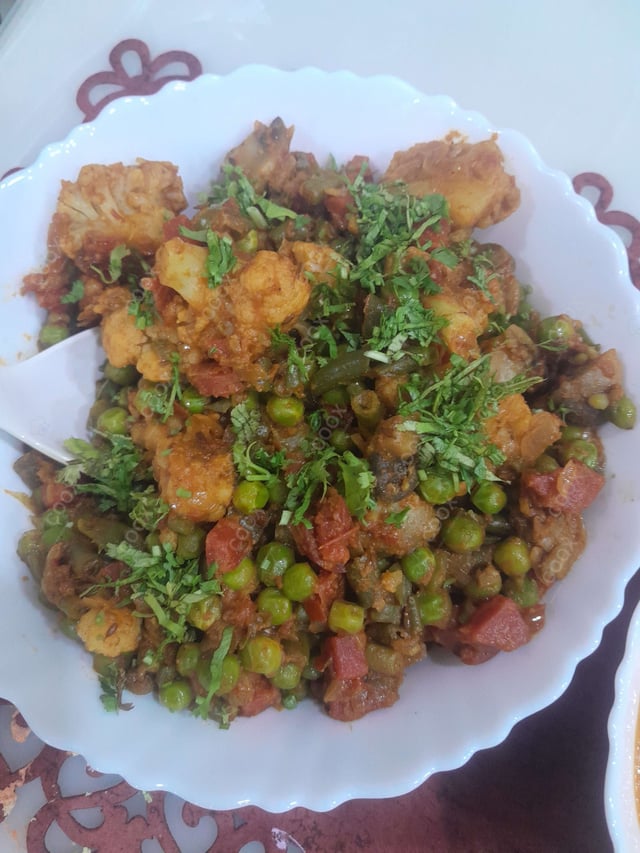 Delicious Mix Veg prepared by COOX