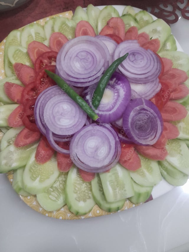 Delicious Salad, Papad prepared by COOX