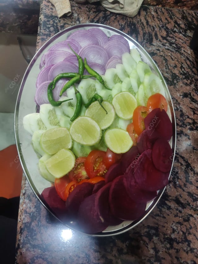 Delicious Salad, Papad prepared by COOX