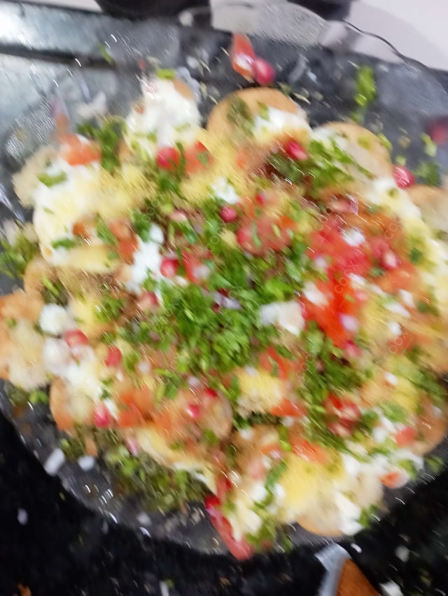 Delicious Papdi Chaat prepared by COOX