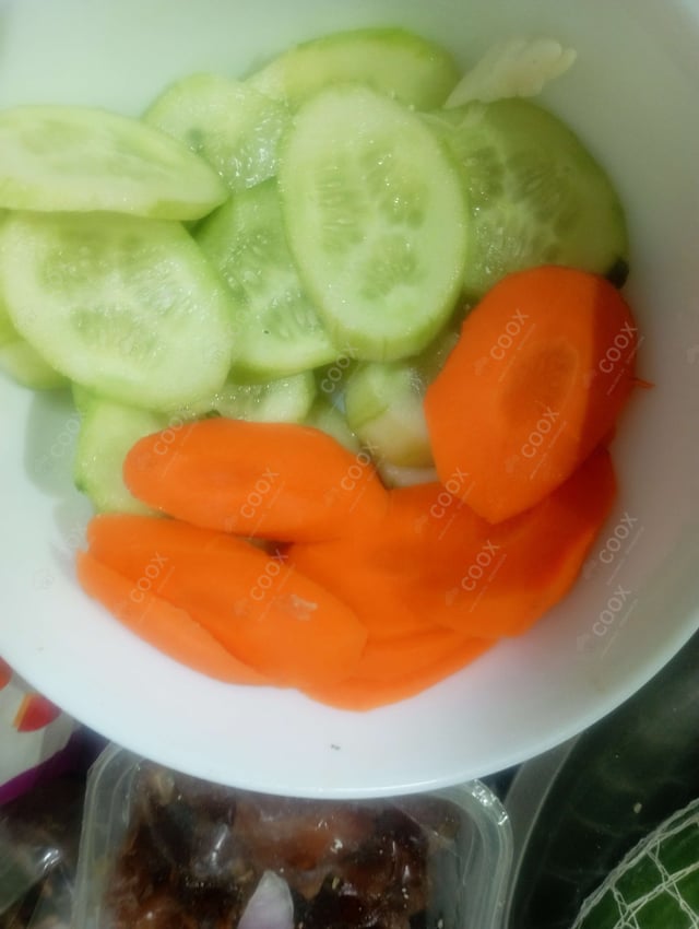 Delicious Salad, Papad prepared by COOX