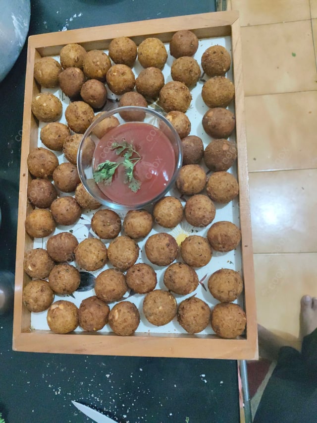 Delicious Fried Cheese Balls prepared by COOX