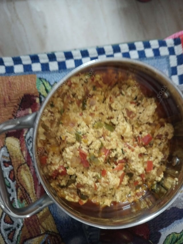 Delicious Paneer Bhurji prepared by COOX