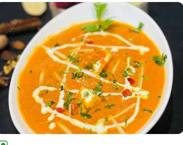 Delicious Paneer Lababdar prepared by COOX