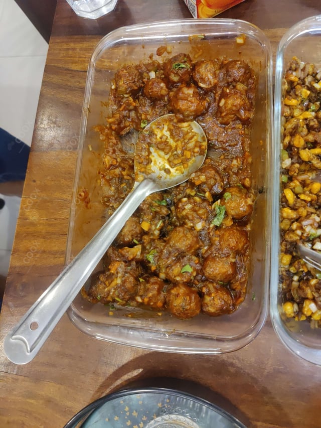 Delicious Veg Manchurian (Dry) prepared by COOX