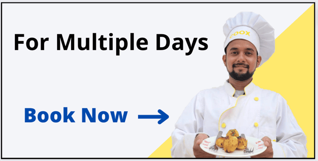 Book trained professional cooks chefs at home. Best personal chef services via COOX. Hire top rated cooks chefs near me