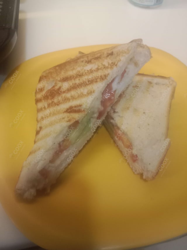 Delicious Veg Grilled Sandwiches prepared by COOX