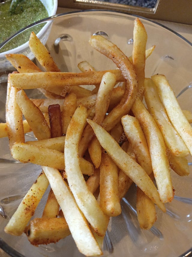 Delicious Peri Peri Fries prepared by COOX