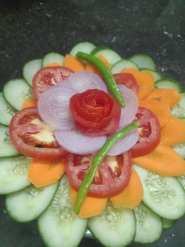 Delicious Salad, Papad prepared by COOX
