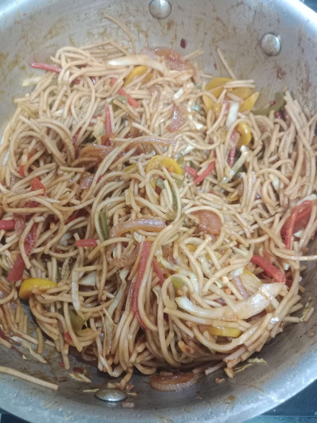 Delicious Chilli Garlic Noodles prepared by COOX