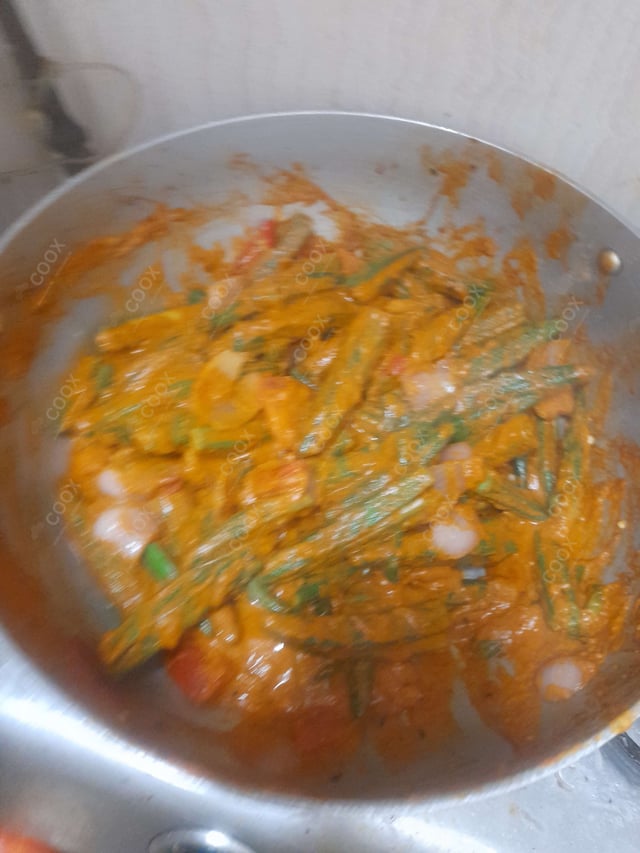 Delicious Bhindi do Pyaza prepared by COOX