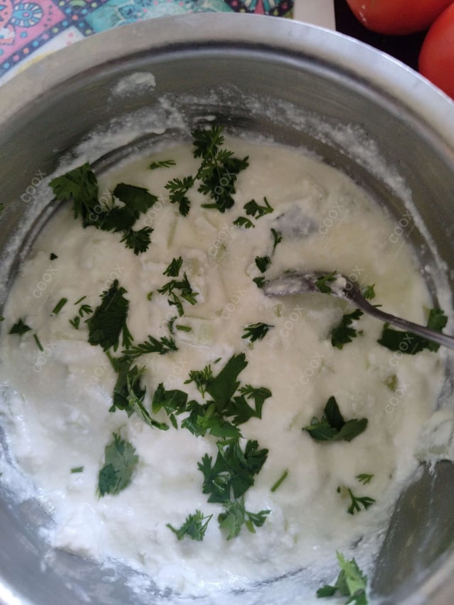 Delicious Cucumber Raita prepared by COOX