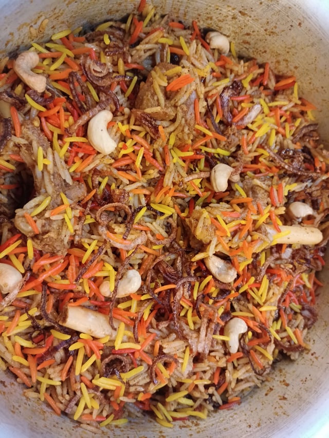 Delicious Mutton Biryani prepared by COOX