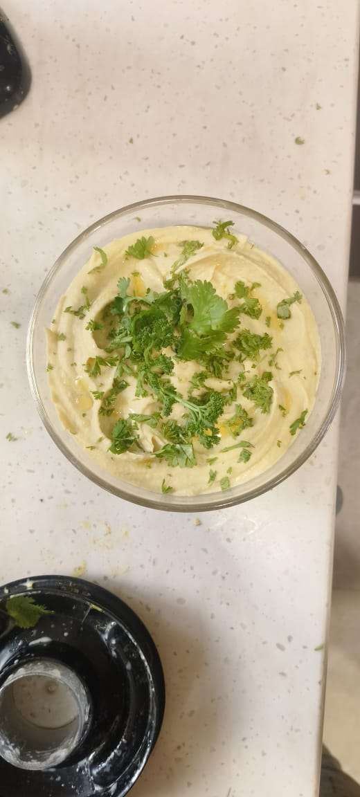 Delicious Hummus Dip prepared by COOX