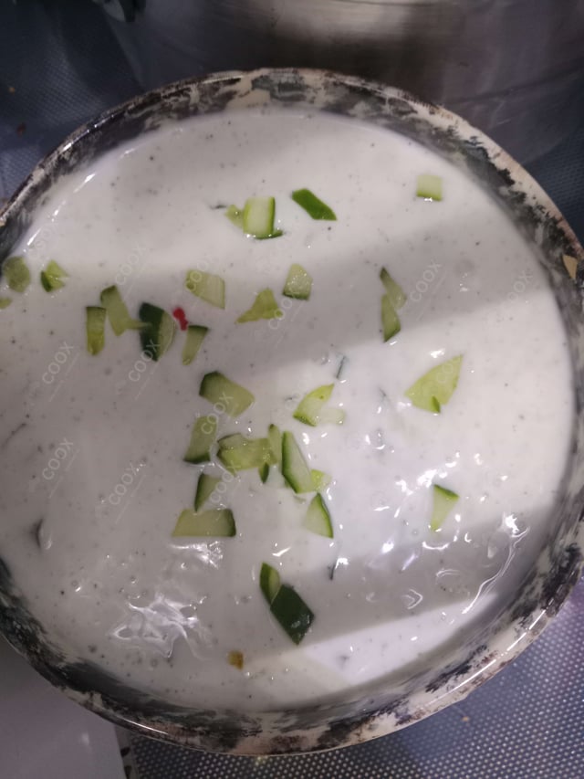 Delicious Cucumber Raita prepared by COOX