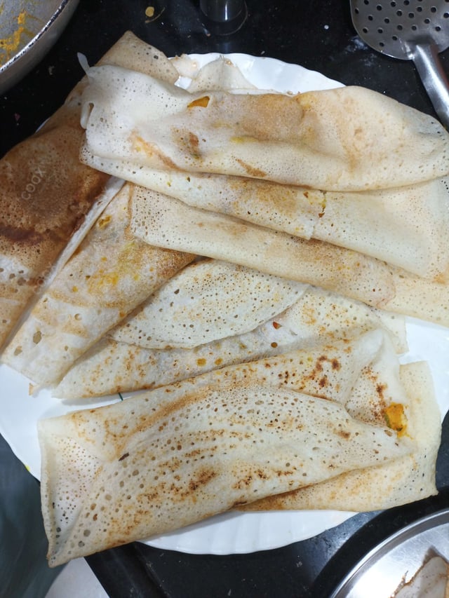 Delicious Dosa (Plain & Masala) prepared by COOX