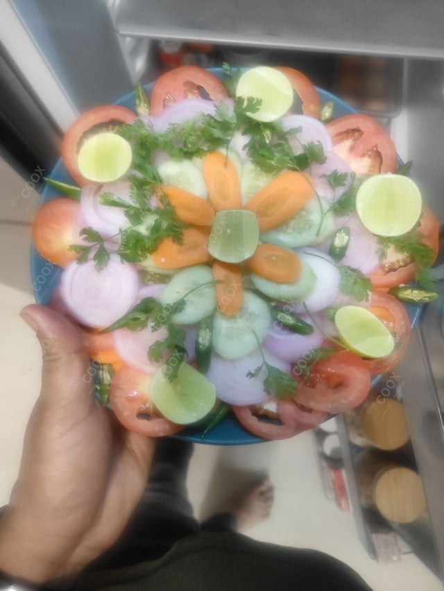 Delicious Salad, Papad prepared by COOX