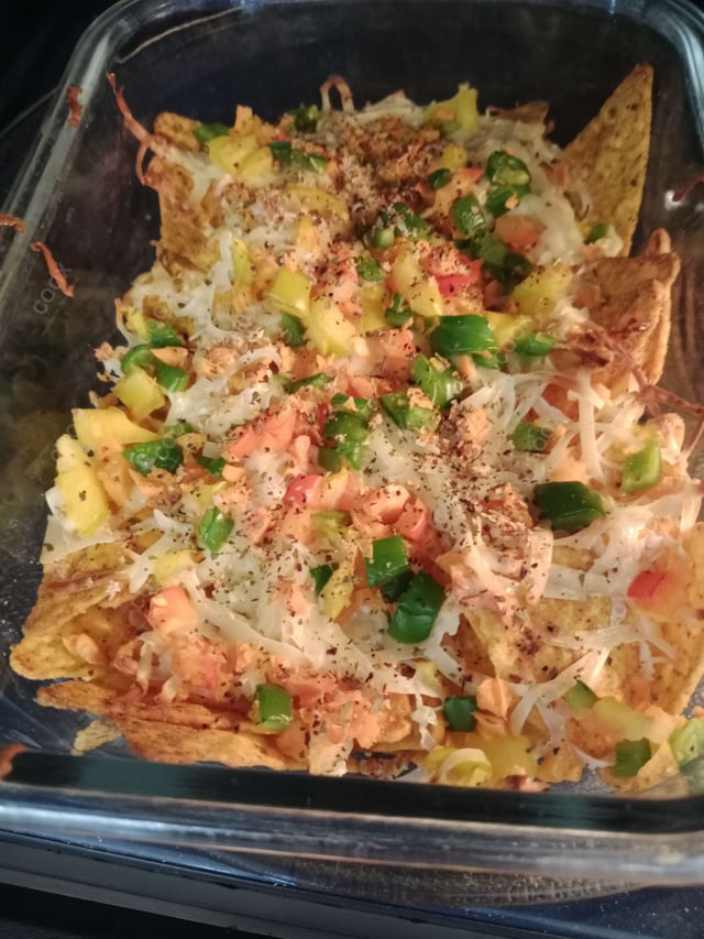 Delicious Cheese Nachos prepared by COOX