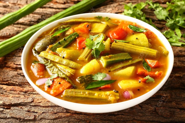 Delicious Sambhar prepared by COOX