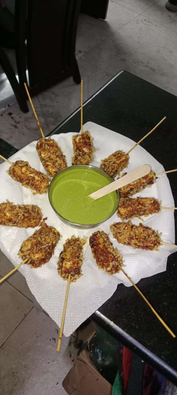 Delicious Threaded Paneer  prepared by COOX