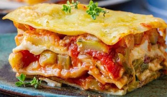 Delicious Veg Lasagna prepared by COOX