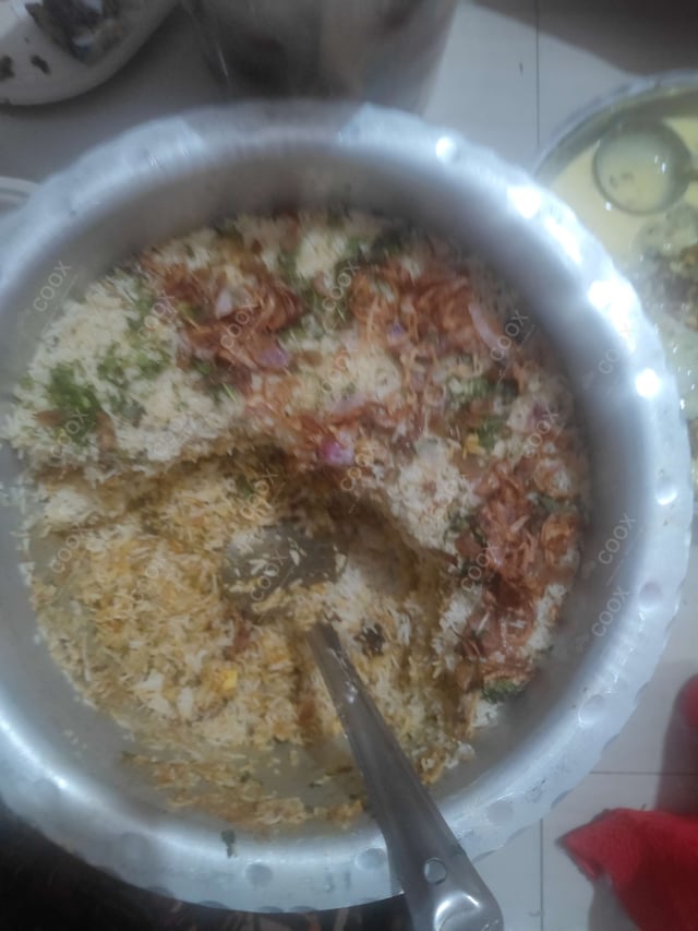Delicious Veg Biryani prepared by COOX