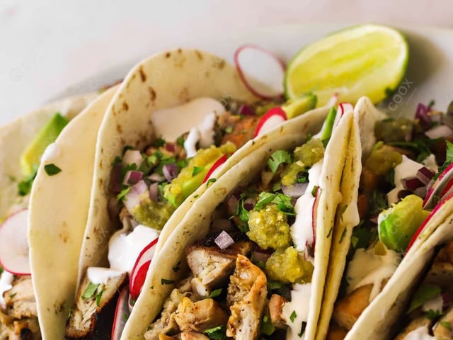 Delicious Grilled Chicken Taco prepared by COOX
