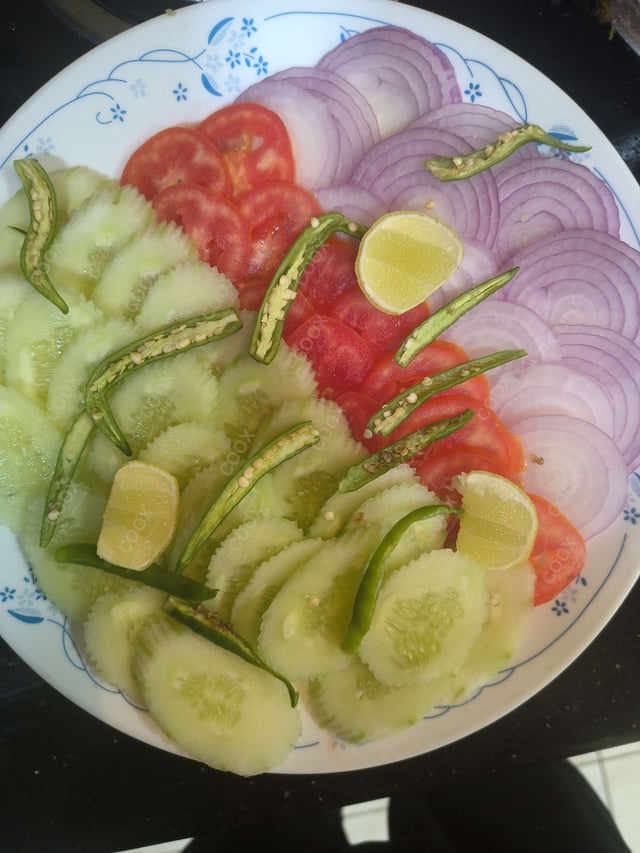 Delicious Salad, Papad prepared by COOX