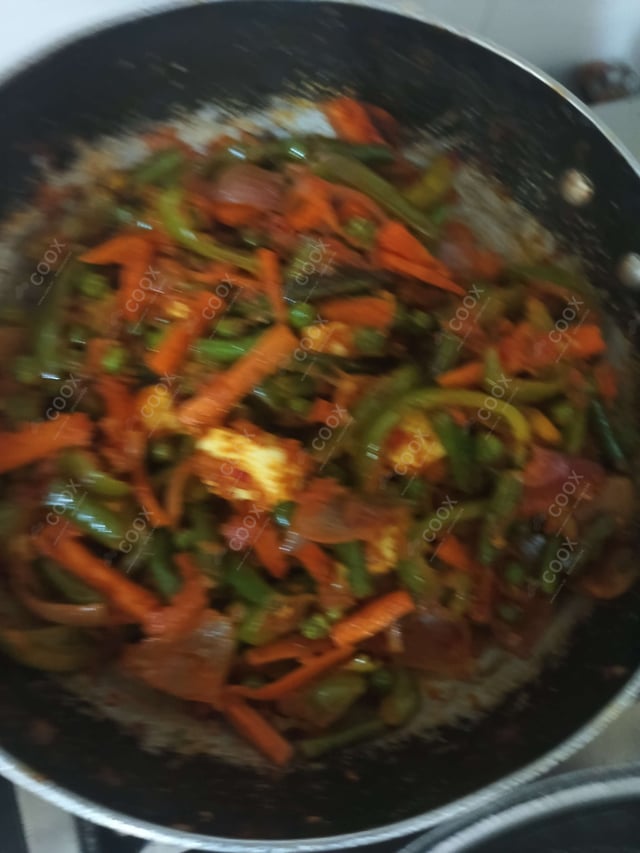 Delicious Veg Jalfrezi prepared by COOX