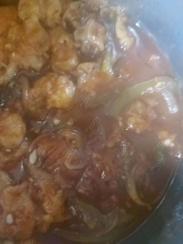 Delicious Red Chilli Prawns prepared by COOX