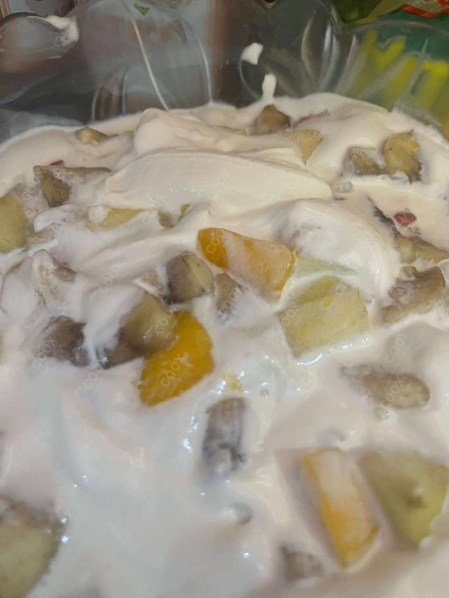 Delicious Fruit Cream prepared by COOX