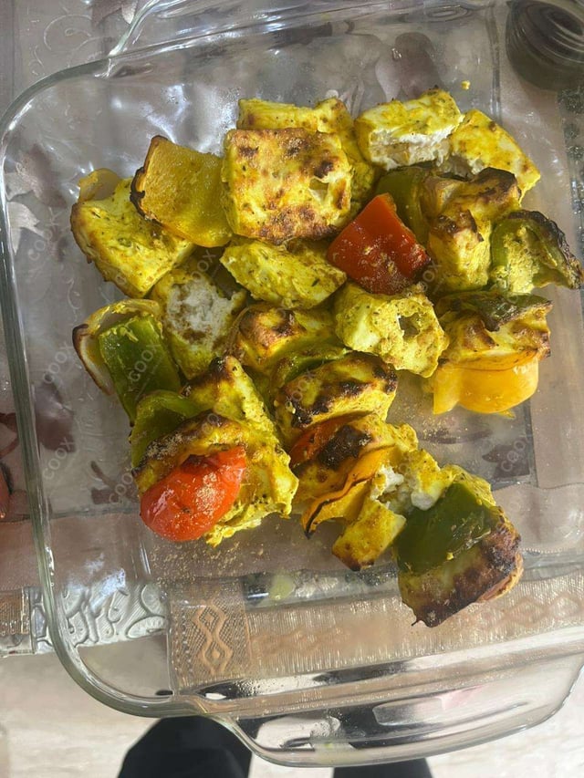 Delicious Paneer Shashlik prepared by COOX