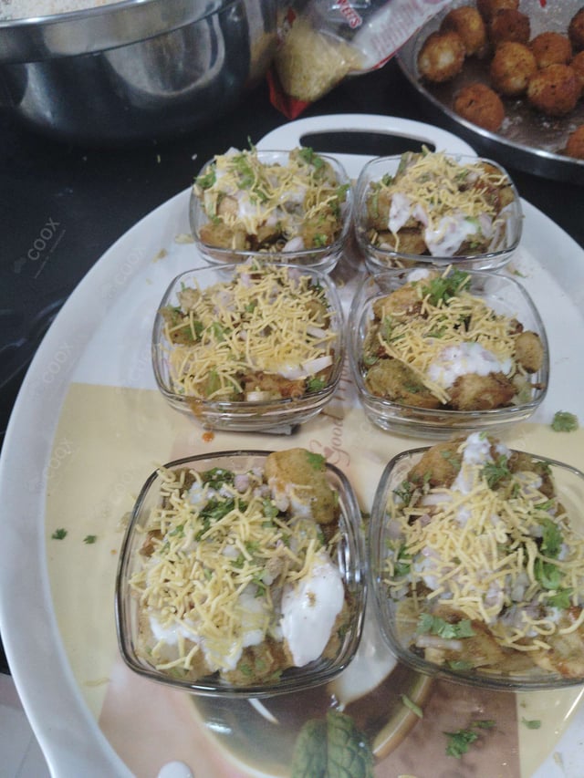 Delicious Aloo Chaat prepared by COOX