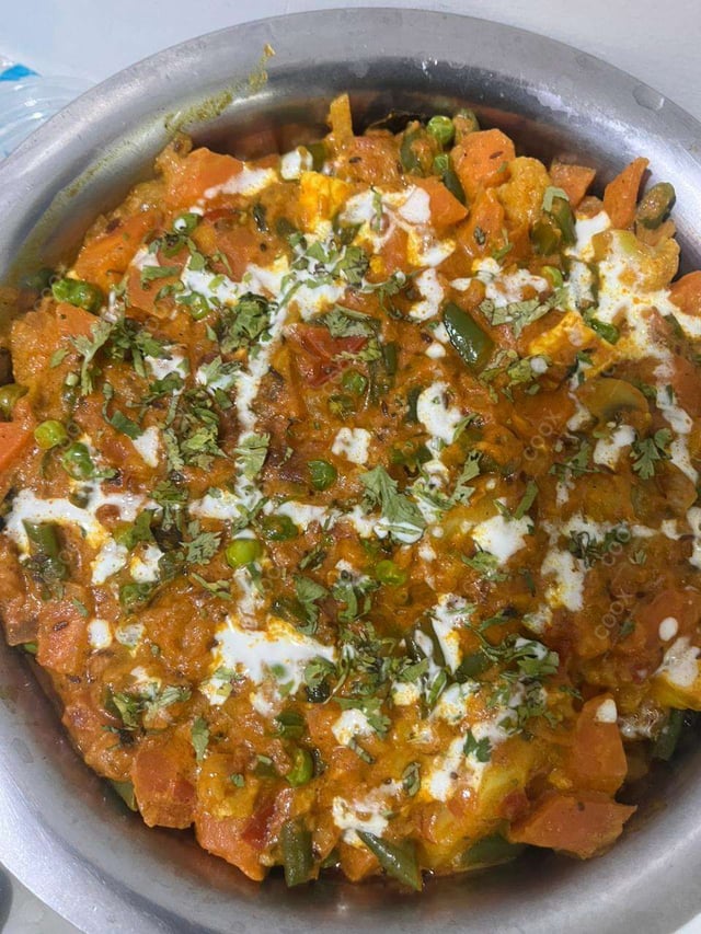 Delicious Mix Veg prepared by COOX