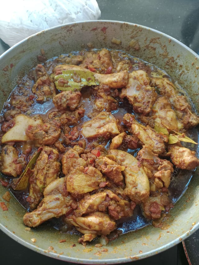 Delicious Kadhai Chicken prepared by COOX