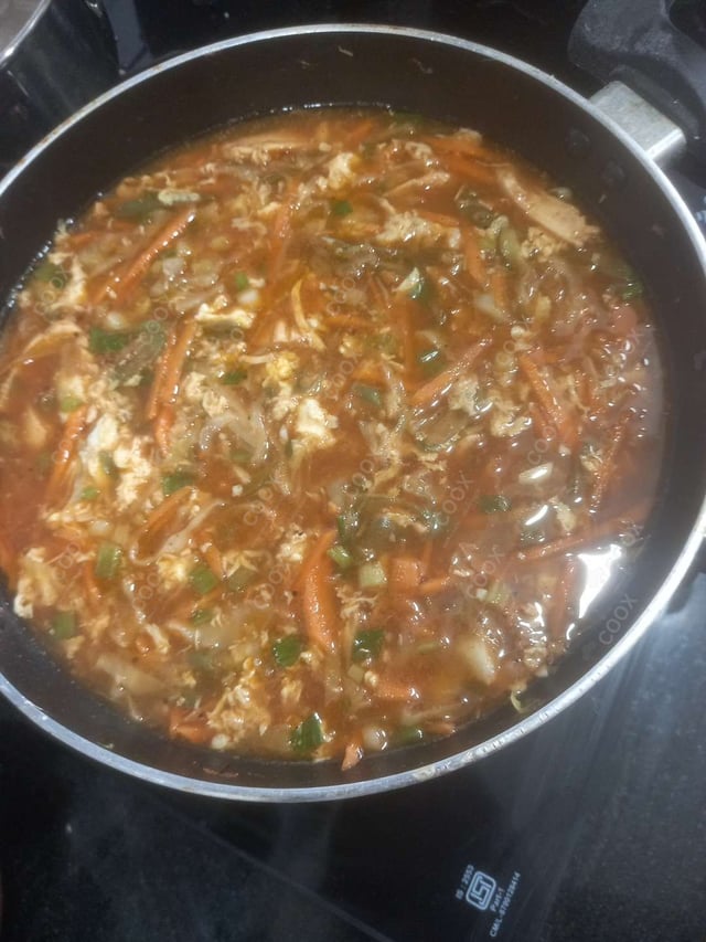 Delicious Chicken Manchow Soup prepared by COOX