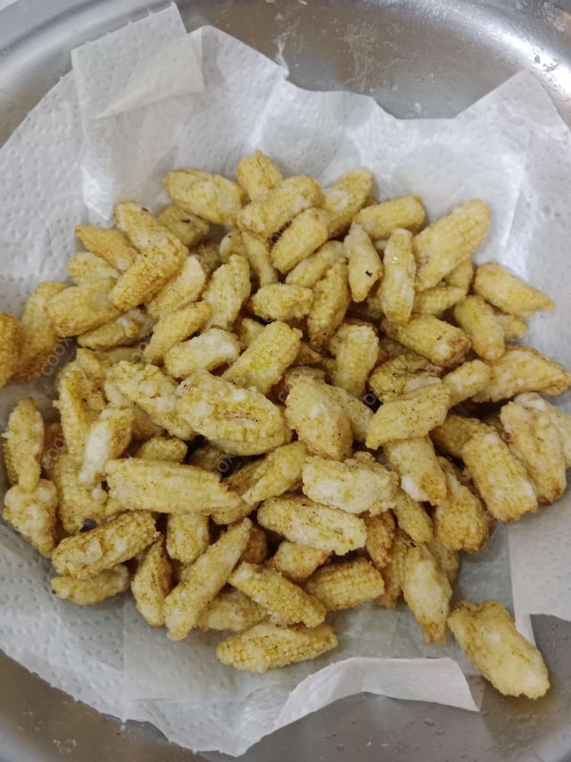 Delicious Crispy Chilli Baby Corn prepared by COOX