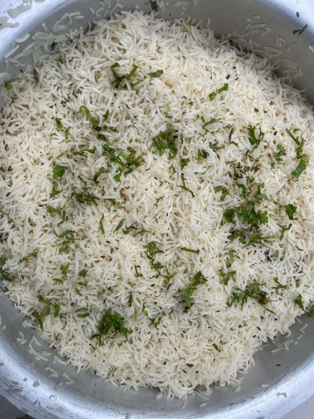 Delicious Jeera Rice prepared by COOX