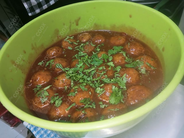 Delicious Veg Manchurian (Gravy) prepared by COOX