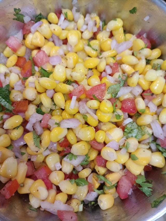 Delicious Corn Chaat prepared by COOX