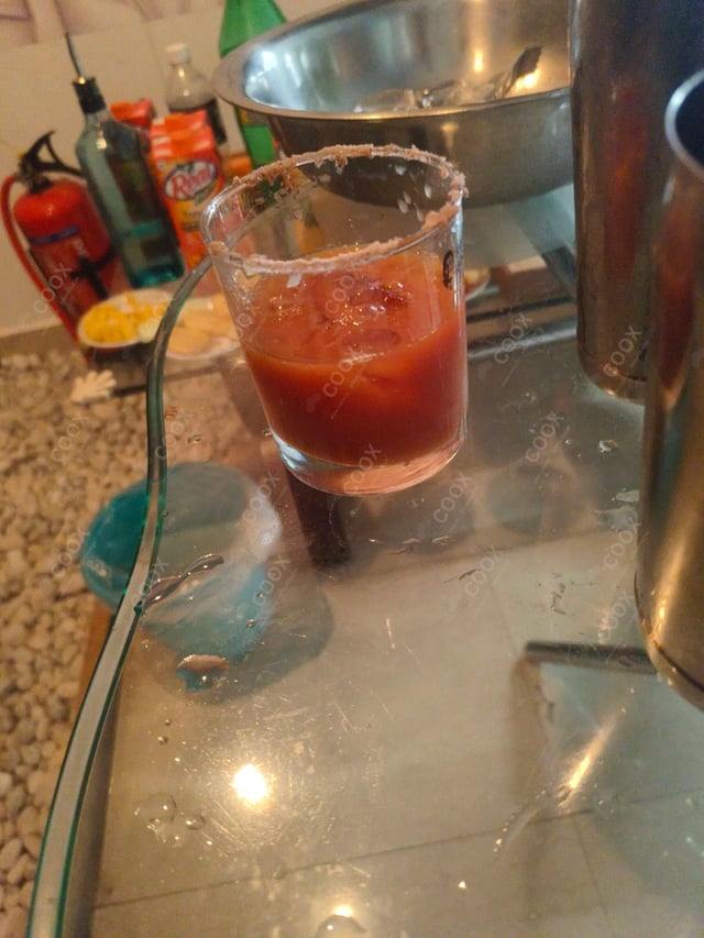 Delicious Virgin Mary prepared by COOX