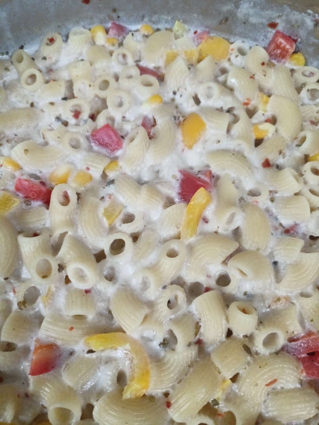 Delicious Pasta in White Sauce prepared by COOX