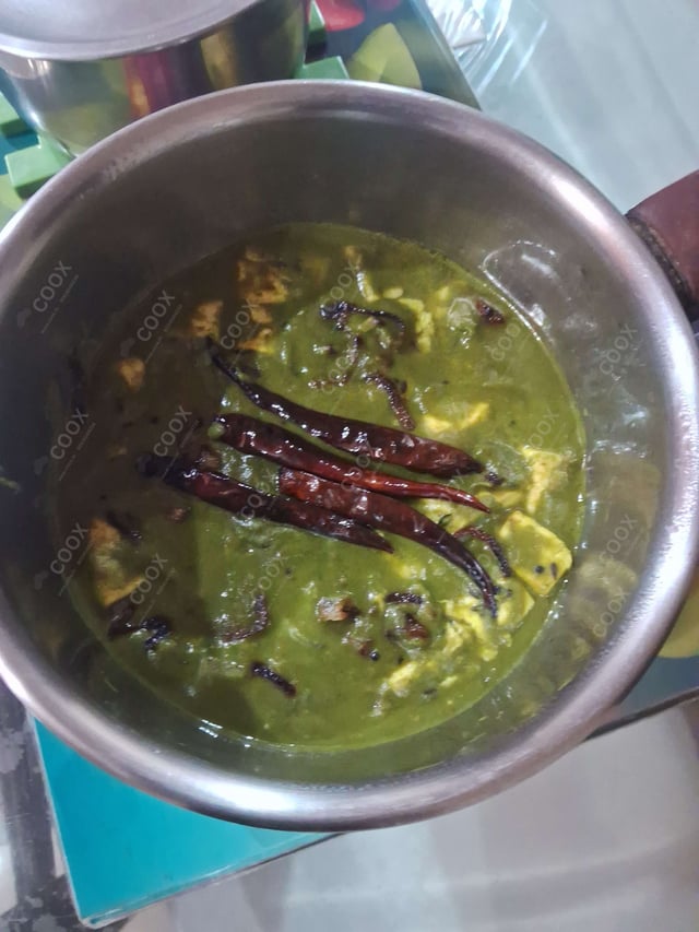 Delicious Palak Paneer prepared by COOX