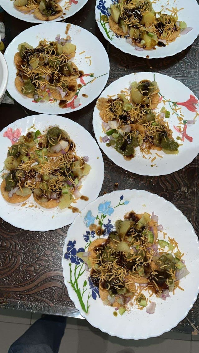 Delicious Papdi Chaat prepared by COOX
