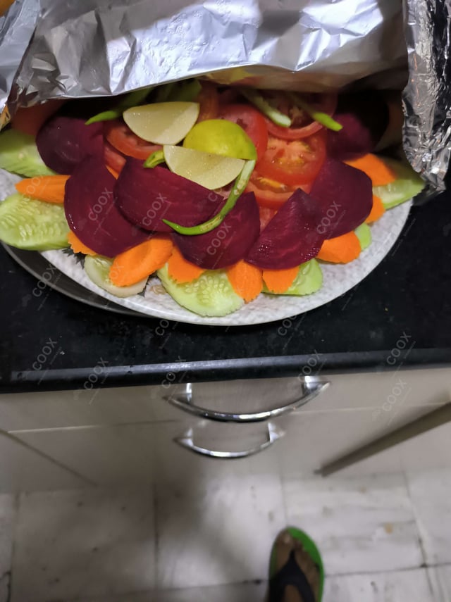 Delicious Salad, Papad prepared by COOX